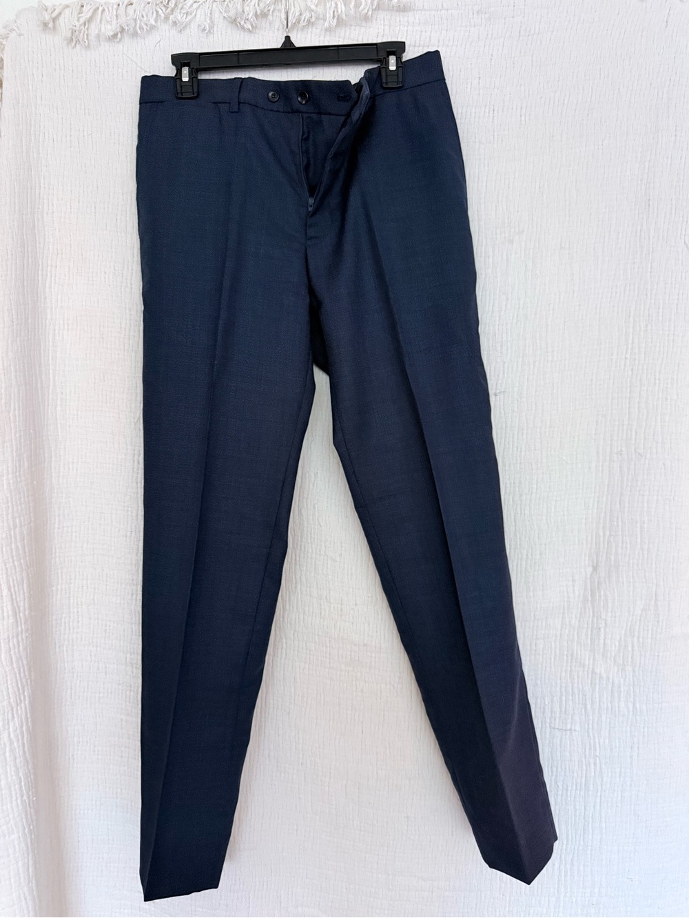 NWOT Emporio Armani Men’s Blue Virgin Wool Trousers Pants Size 52 $445